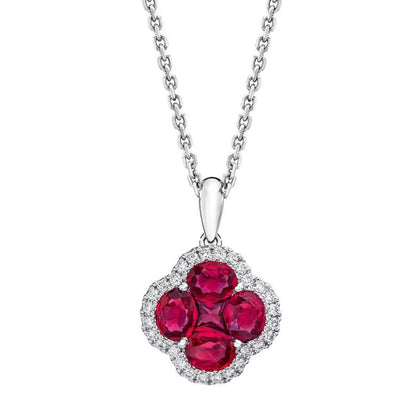 0.16ct Ruby Stone And Diamond 18K Gold