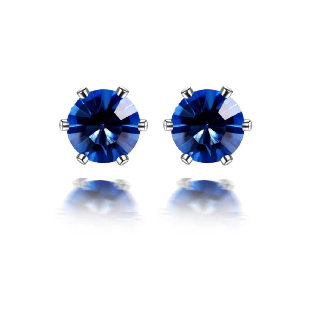 0.40ct Sapphire Stone Studs Earrings