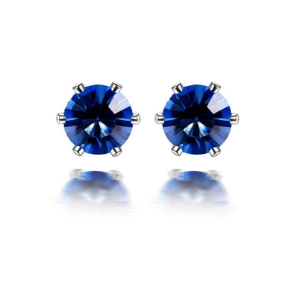 0.40ct Sapphire Stone Studs Earrings