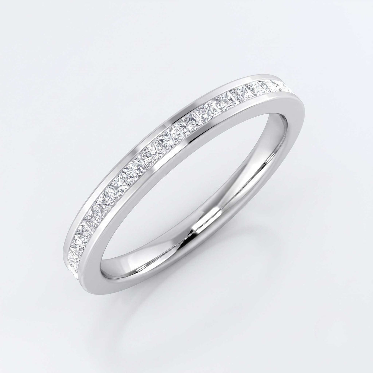 Lab-Grown Diamond Princess Half Eternity Ring | 0.33ct