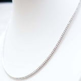 2.50ct Lab Diamond Tennis Necklace In Gold