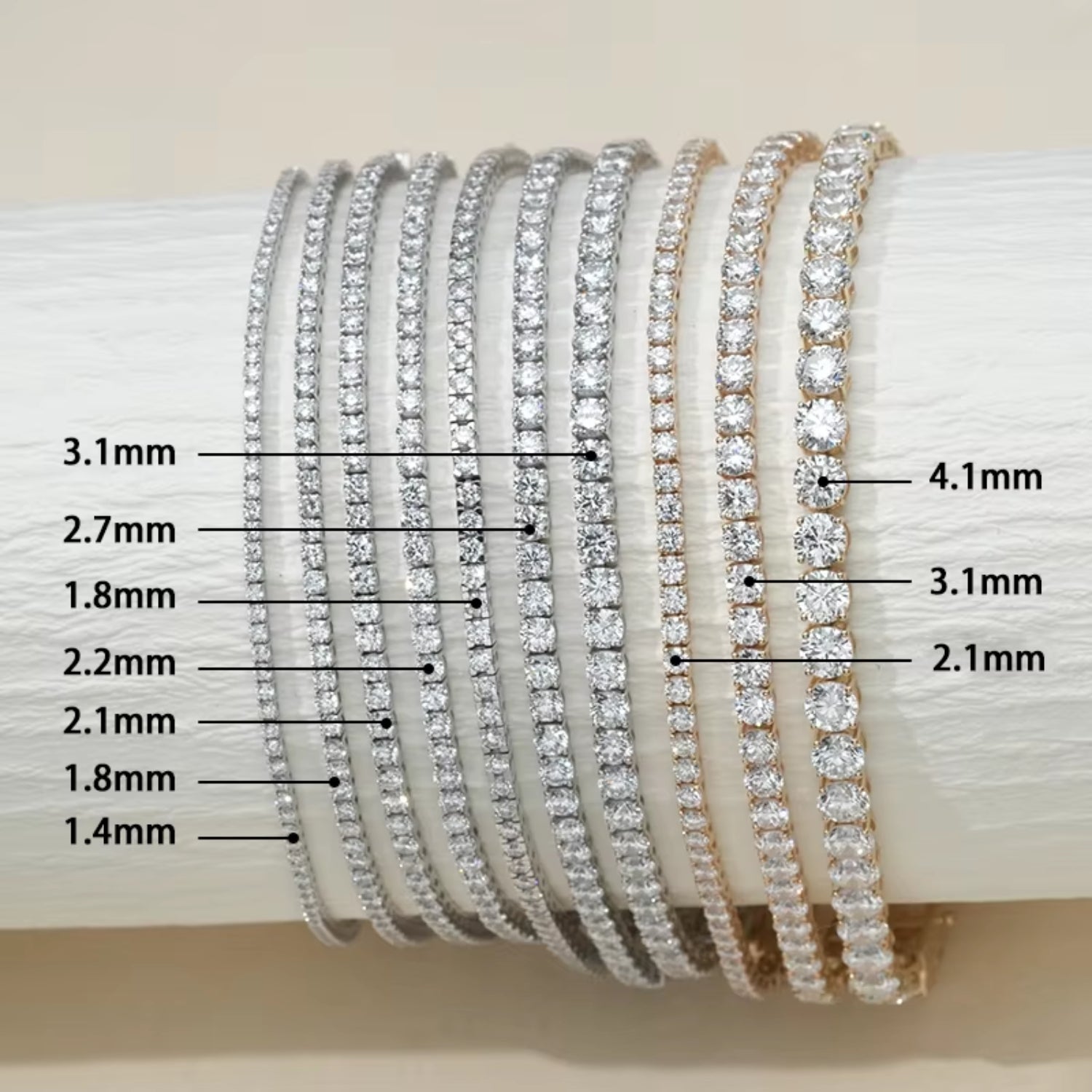 Diamond Tennis Bracelet, White Gold Diamond Bracelet