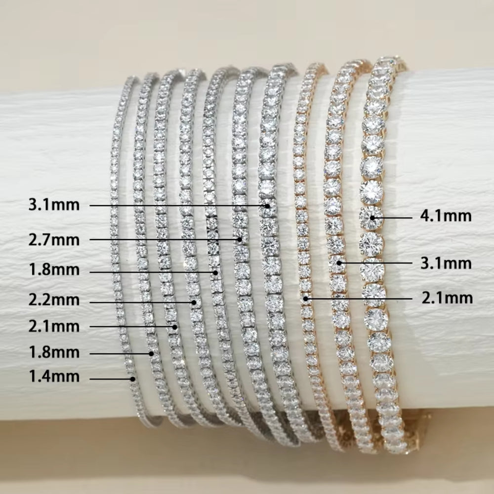 Diamond Tennis Bracelet, White Gold Diamond Bracelet