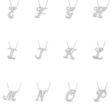 Gold Pendant with Baguette and Round Cut Diamond