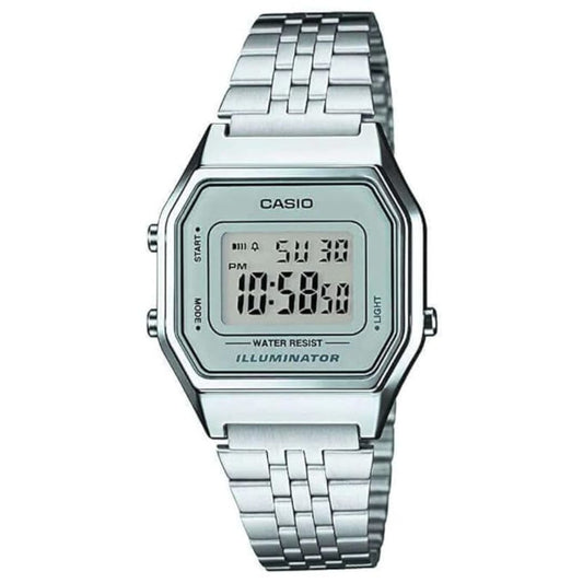 Ladies Digital Watch White Face