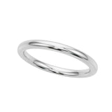 2mm platinum wedding band/plain platinum ring/minimalist wedding ring