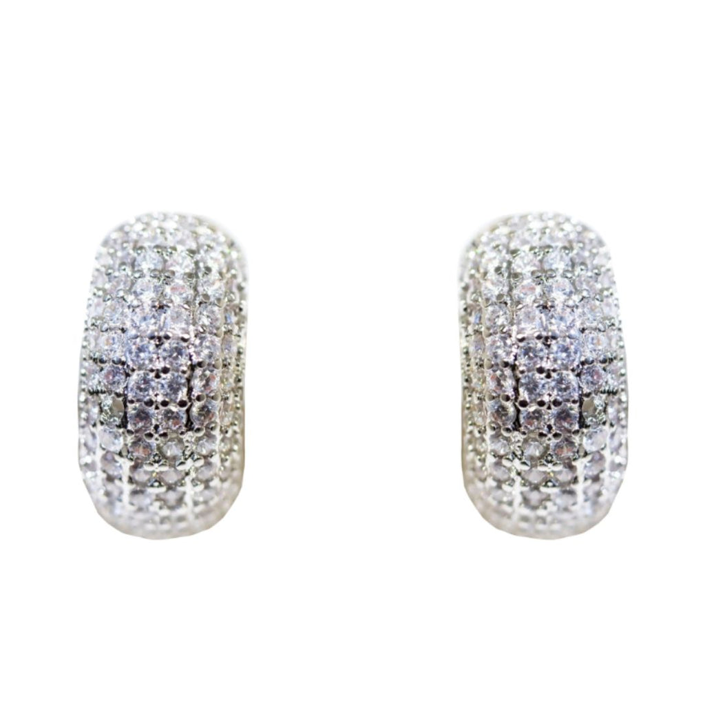 0.33Ct Round Lab Grown Diamond Huggie Hoop Studs Earring