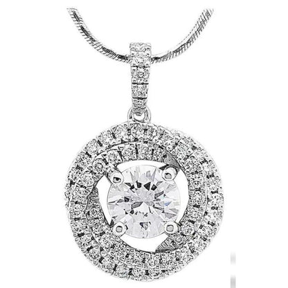 0.60ct Round Diamond Necklace in Gold