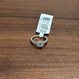 bridal diamond ring halo engagement ring