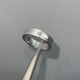 6mm platinum wedding band men