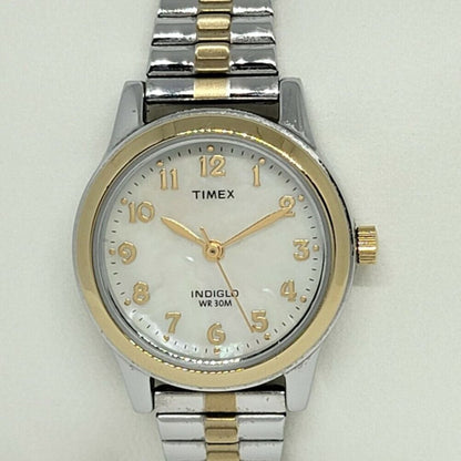 Ladies Classic Quartz Watch with Two-Tone Stainless Steel Bracelet