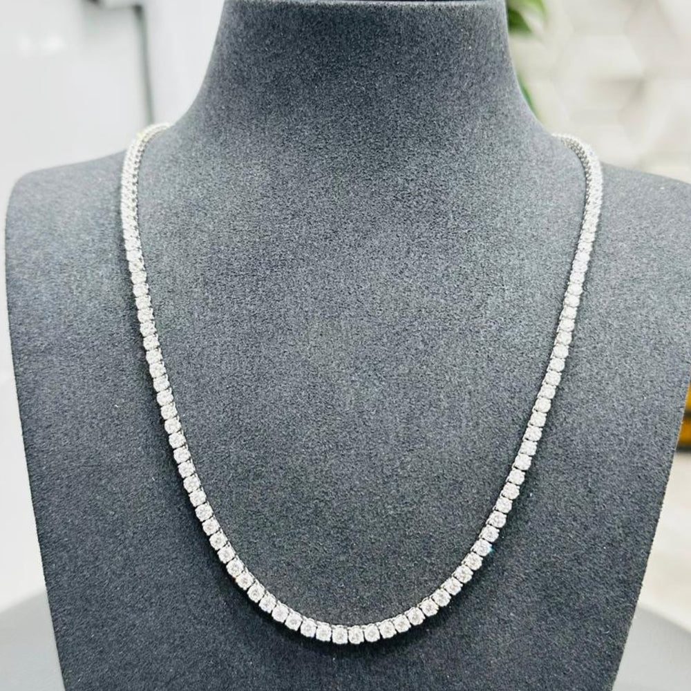 Womens Diamond Necklace, Statement Necklace
