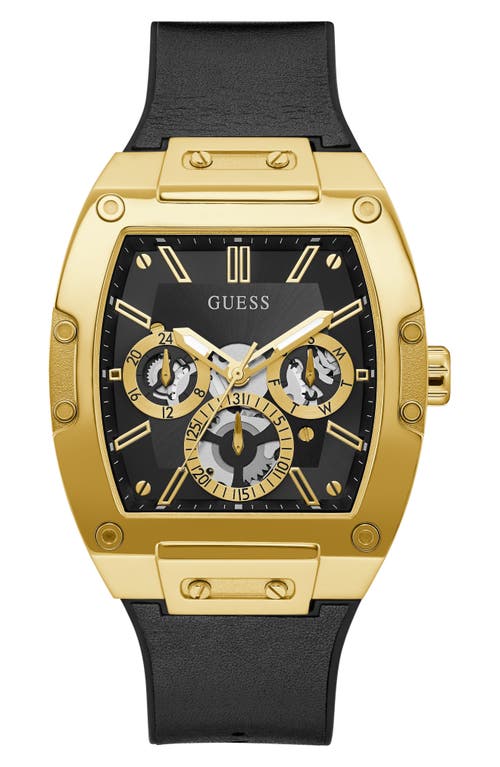 GUESS Men's Watch GW0202G1 – Black Dial, Stainless Steel Case