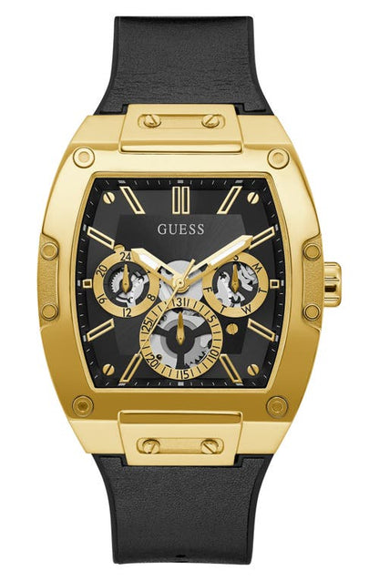 Guess Men s Classic Black Dial Watch - GW0202G1