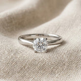 1.00ct Lab Diamond Engagement Ring – Grace Solitaire in Platinum