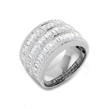 Baguette and Round Diamond Eternity Band for Brides