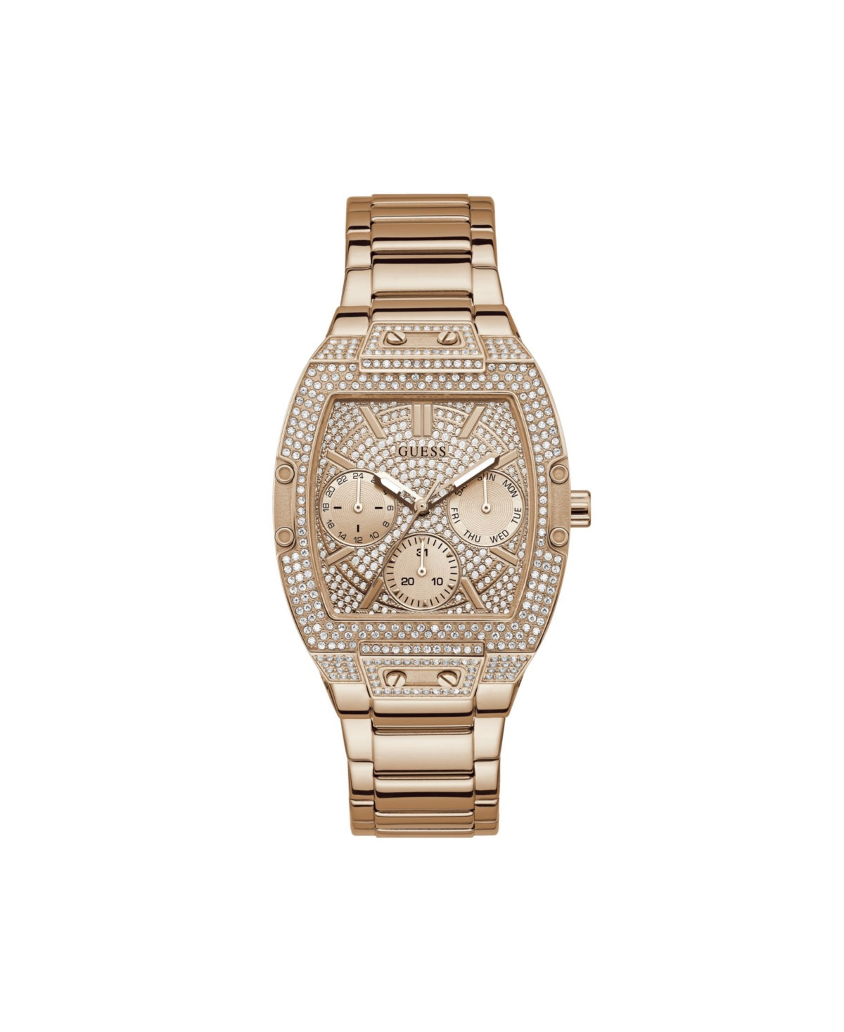 Guess GW0104L3 Men’s Classic Rose Gold Dial Watch – Stainless Steel Case