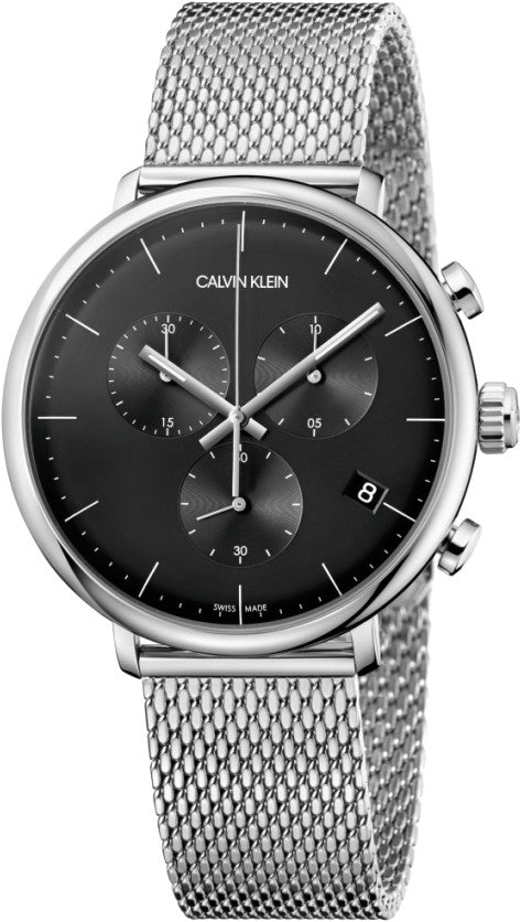 Calvin Klein High Noon Men’s Black Dial Stainless-Steel Watch