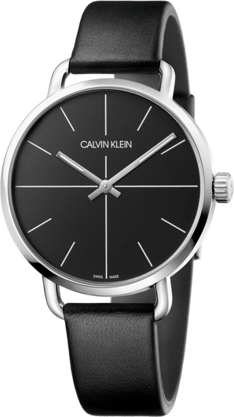 Calvin Klein K7B211CZ Even Quartz Black Dial Men's Watch