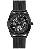 GUESS Men's Watch GW0368G3 – Black-Tone Stainless Steel Mesh Bracelet