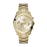 Fossil Perfect Boyfriend Goldfarbene Uhr – 40 mm Edelstahlgehäuse