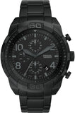 Fossil Bronson Men’s Watch – Black Dial, Black Stainless-Steel Bracelet