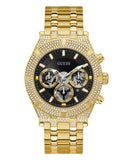 GUESS Men's Watch GW0455G2 – 44mm Gold-Tone Glitz Stainless Steel