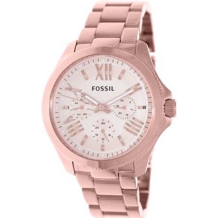 Montre Fossil Cecile pour femme, acier inoxydable doré rose