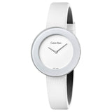 CK Calvin Klein K7n23tk2 Chic Collection White Dial Round Women's