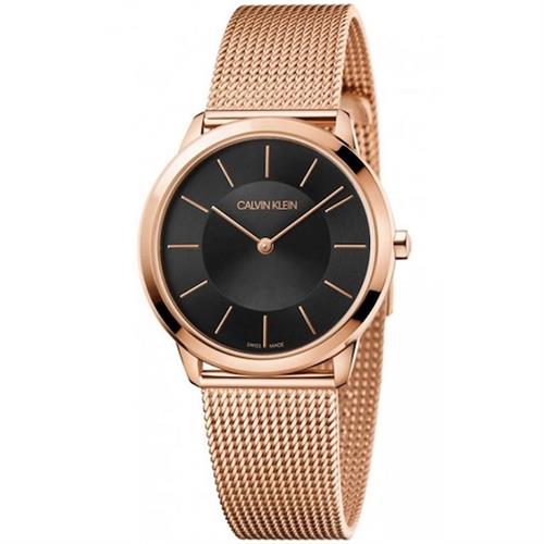 Calvin Klein Ladies' Minimal Rose Gold Plated Watch - K3M2262Y