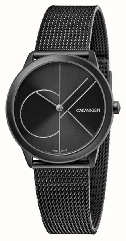 Calvin Klein Women's Quartz Watch, Stainless Steel Strap, Black