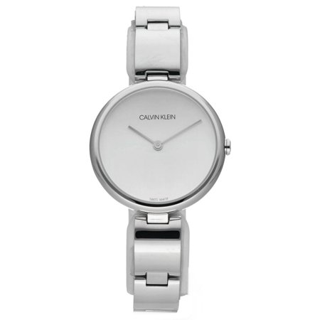 Calvin Klein Wavy Women’s Silver Dial 32 mm Stainless-Steel Watch