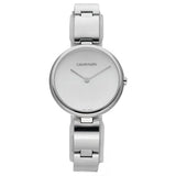 Calvin Klein Wavy Women’s Silver Dial 32 mm Stainless-Steel Watch