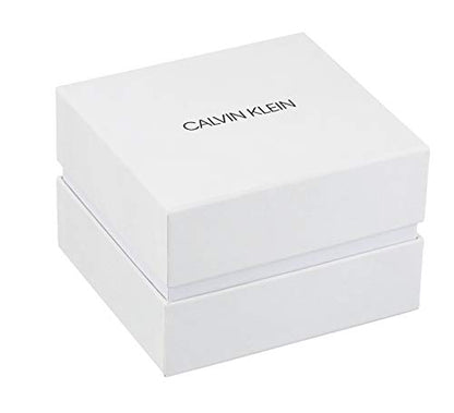 Calvin Klein Minimal Unisex Mesh Bracelet with Black Dial CK Logo Watch