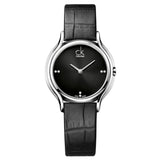 Calvin Klein Skirt Women's Watch – Black Dial with Diamonds