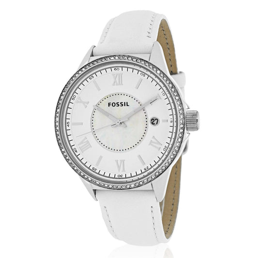 Fossil Women's BQ1109 Classic White Mother of Pearl Watch