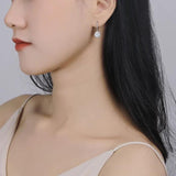 1.50Ct Lab Grown Diamond Dangle Drop Earrings in White Gold