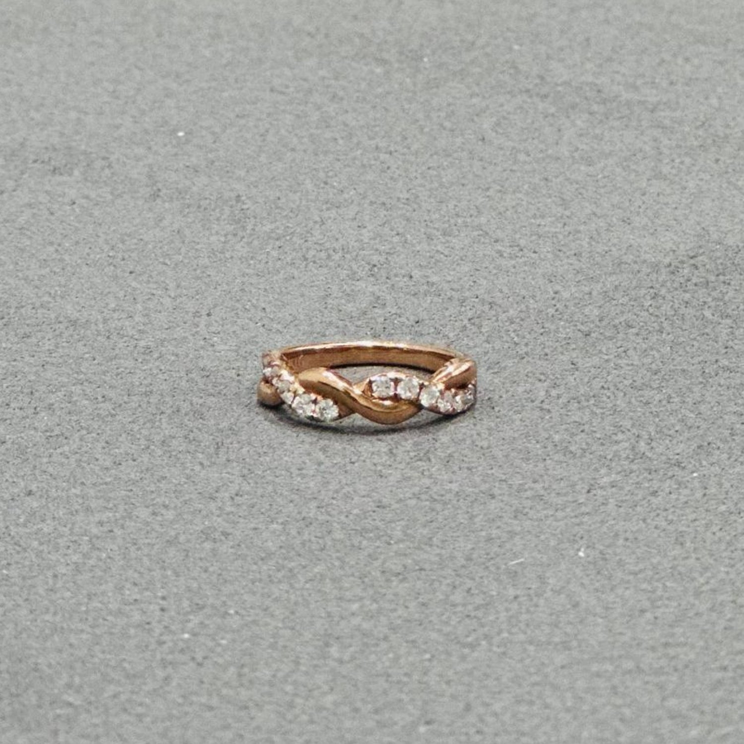 9k rose gold eternity band