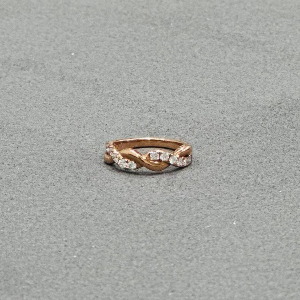 9k rose gold eternity band