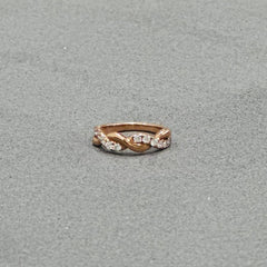 9k rose gold eternity band