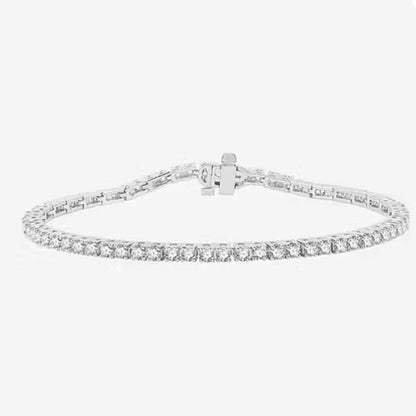 0.50ct Round Diamond Tennis Bracelet In 18k Gold