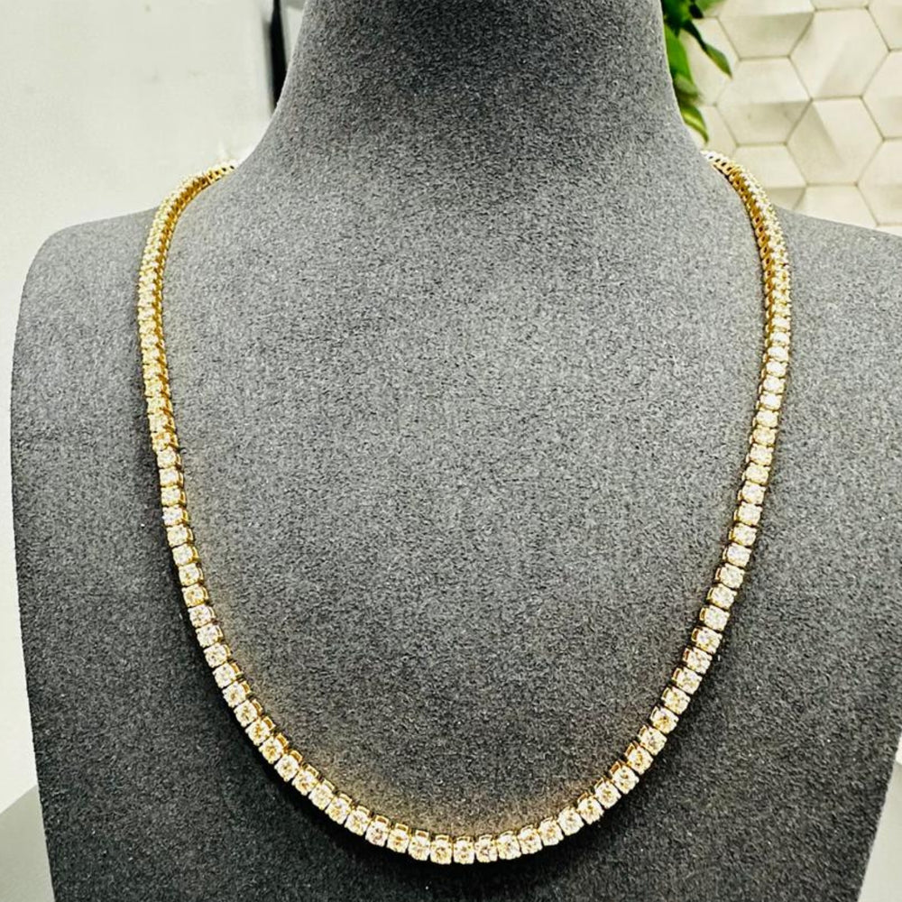 GH VS Diamond Necklace, Prong Set Diamond Necklace