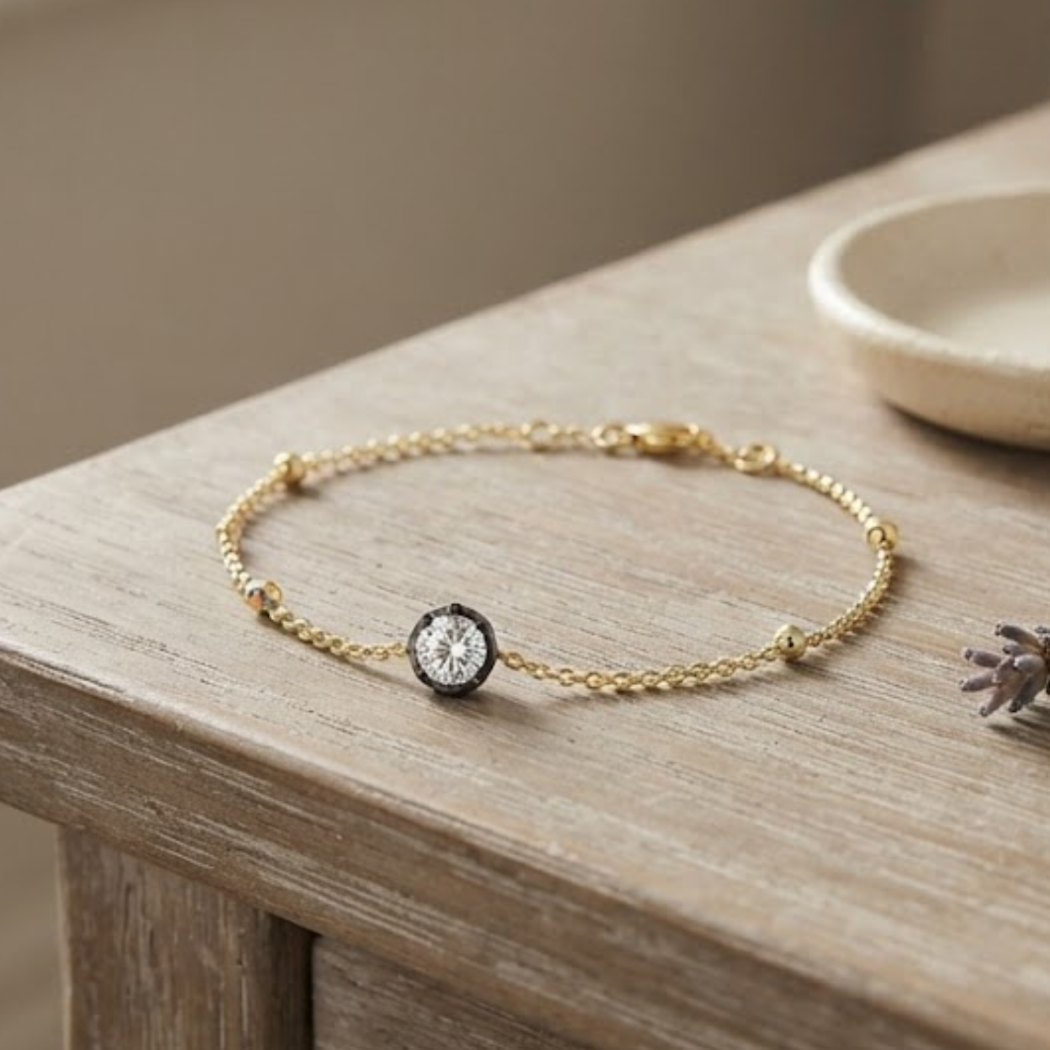 0.50Carat DE/VS Lab Grown Diamond Everyday Bracelet 9k Yellow Gold Ready To Ship
