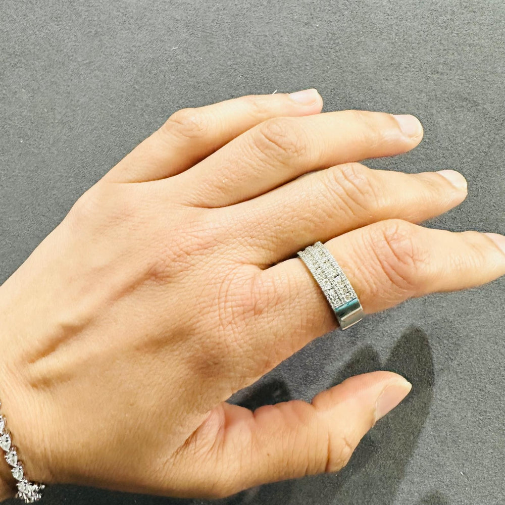 stacking diamond band