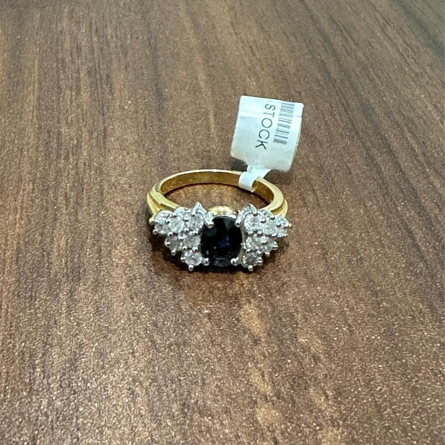 Bague de fiançailles avec halo de diamants ronds de laboratoire - argent 925 - DE/VS