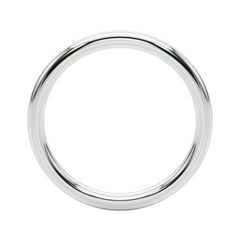 bride wedding band/platinum anniversary ring/classic wedding band