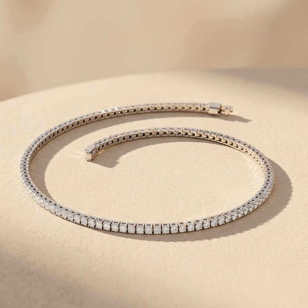 1.50ct Lab Grown Diamond Classic Claw Set Tennis Bracelet in 925 Sterling Silver