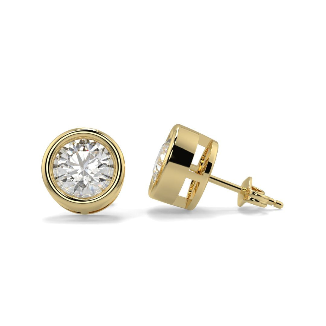 0.30ct Diamond Studs Earrings in Yellow Gold