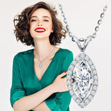 0.75ct Diamond Marquise Pendant with Chain