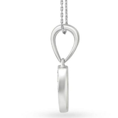 0.20ct Diamond Heart Necklace in Gold